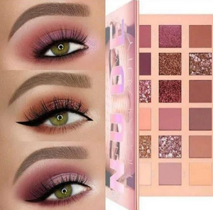 18 COLORS PIGMENTED NUDE EYESHADOW PALETTE