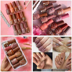 NUDE NAIL POLISH PACK OF 12